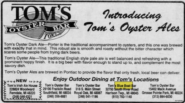 Candles (Blue Boat Inn) - Aug 1997 Toms Oyster Bar